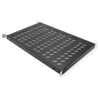 VALUE 19-Zoll-Fachboden 1HE tiefenvariabel, 440 x 700 mm, 50kg Traglast