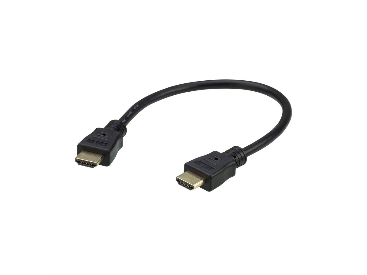 Câble HDMI True 4K haute vitesse avec Ethernet, noir, 0,3 m