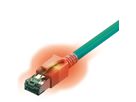 Cordon saCon Cat.6A (Classe EA) S/FTP, LSOH, turquoise, 10 m