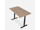 WRK21 Schreibtisch Smart 180 x 80 cm, Höhenverstellbar, Kendal Eiche / Schwarz
