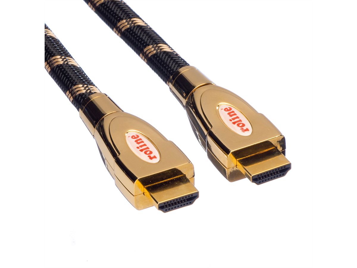 ROLINE GOLD Câble HDMI Ultra HD avec Ethernet, M/M, 2 m