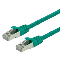 Cordon VALUE Cat.6 (Classe E) S/FTP LSOH, vert, 0,5 m