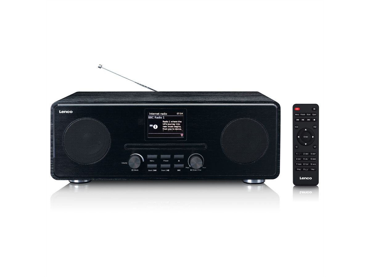 Lenco DAB+ Radio DIR-261BK , schwarz