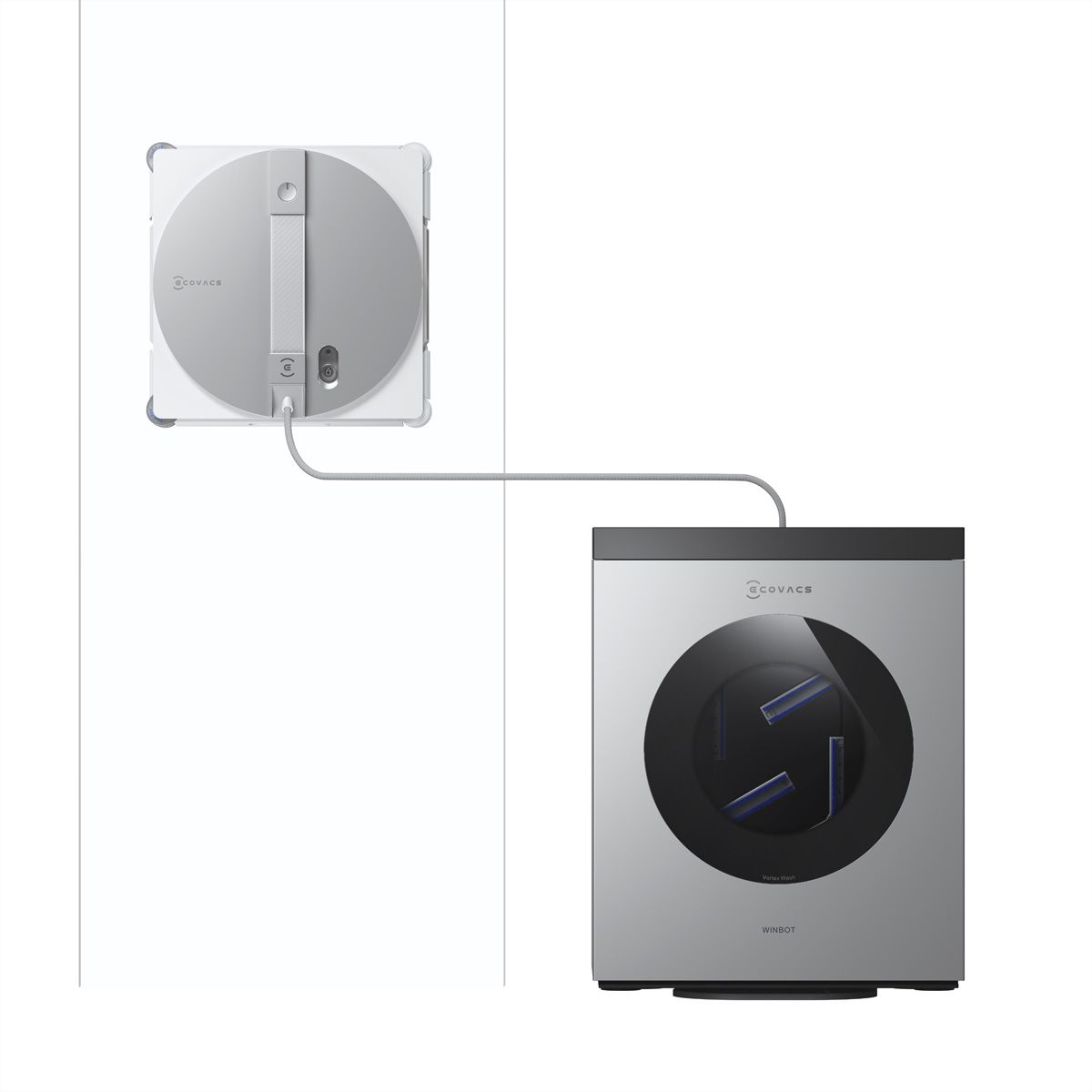 Ecovacs Fensterreiniger W3 OMNI Winbot, weiß