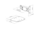 Hagor Adapter CPS - Boden-Wand-Adapter, (abschraubbar)