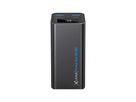 Xlayer Powerbank Solid 20'000mAh, USB C, USB A, Output 2.1 A, schwarz