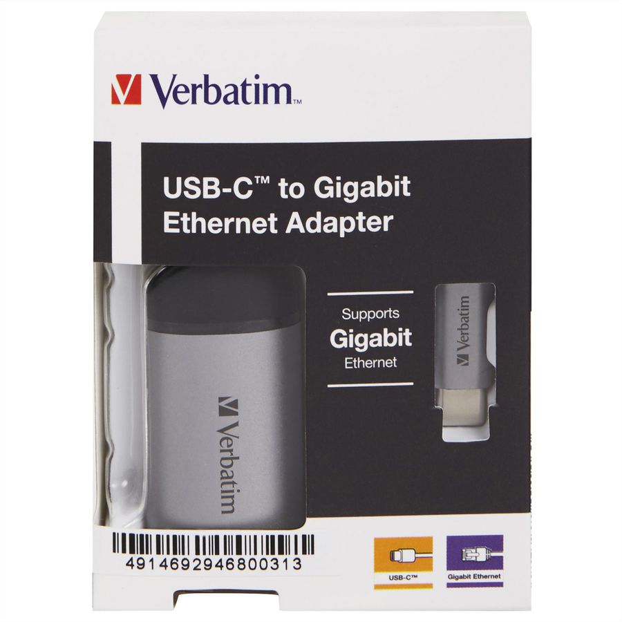 Verbatim USB-C Adapter, 1x RJ45