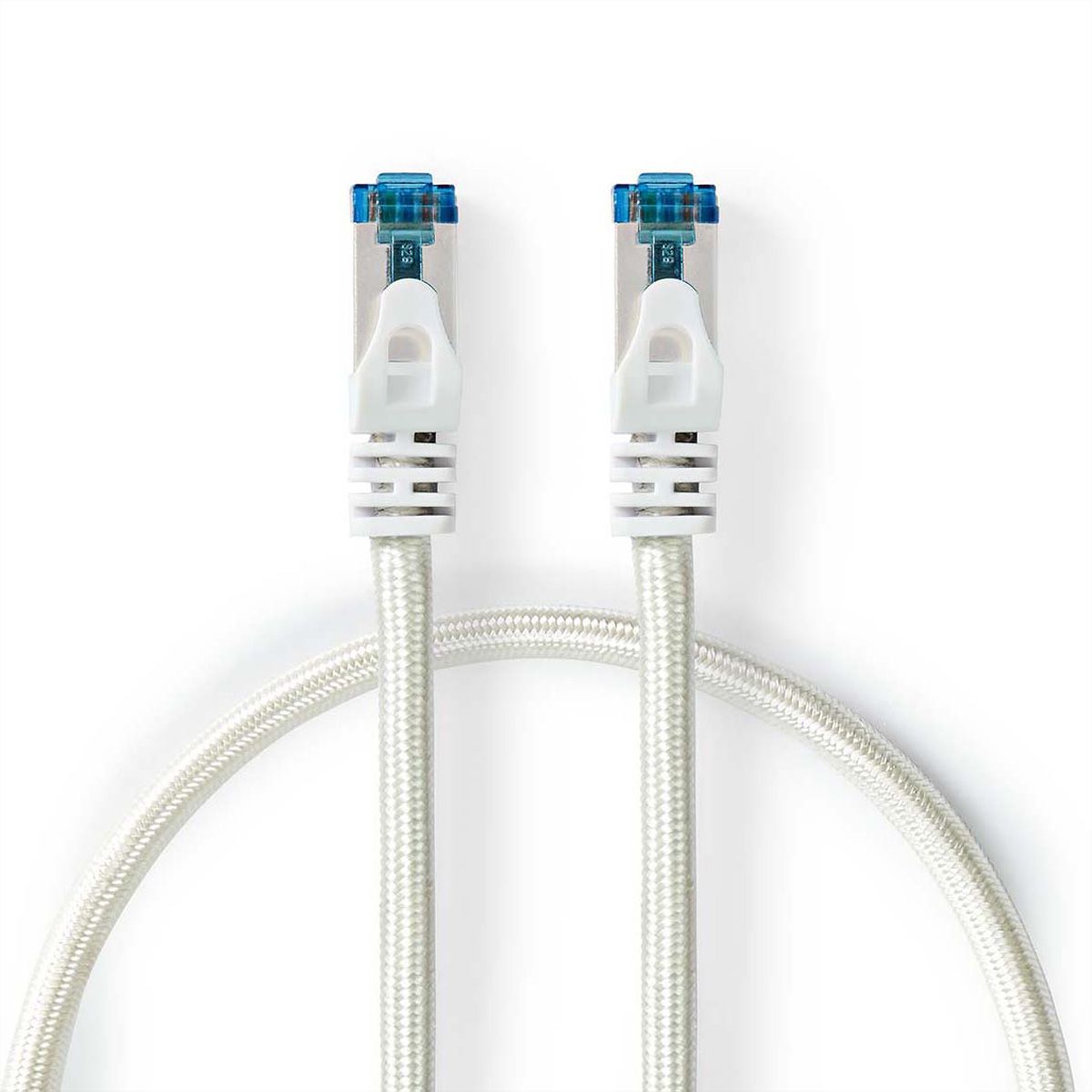 Nedis Patchkabel Cat.6A S/FTP, weiss, 10m