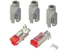 Connecteur HiRose TM21 blindé, manchon gris, 50 pièces