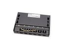 ROLINE Mini panneau Cat.6A/ClassEA 6 ports, 0,5U, blindé, noir