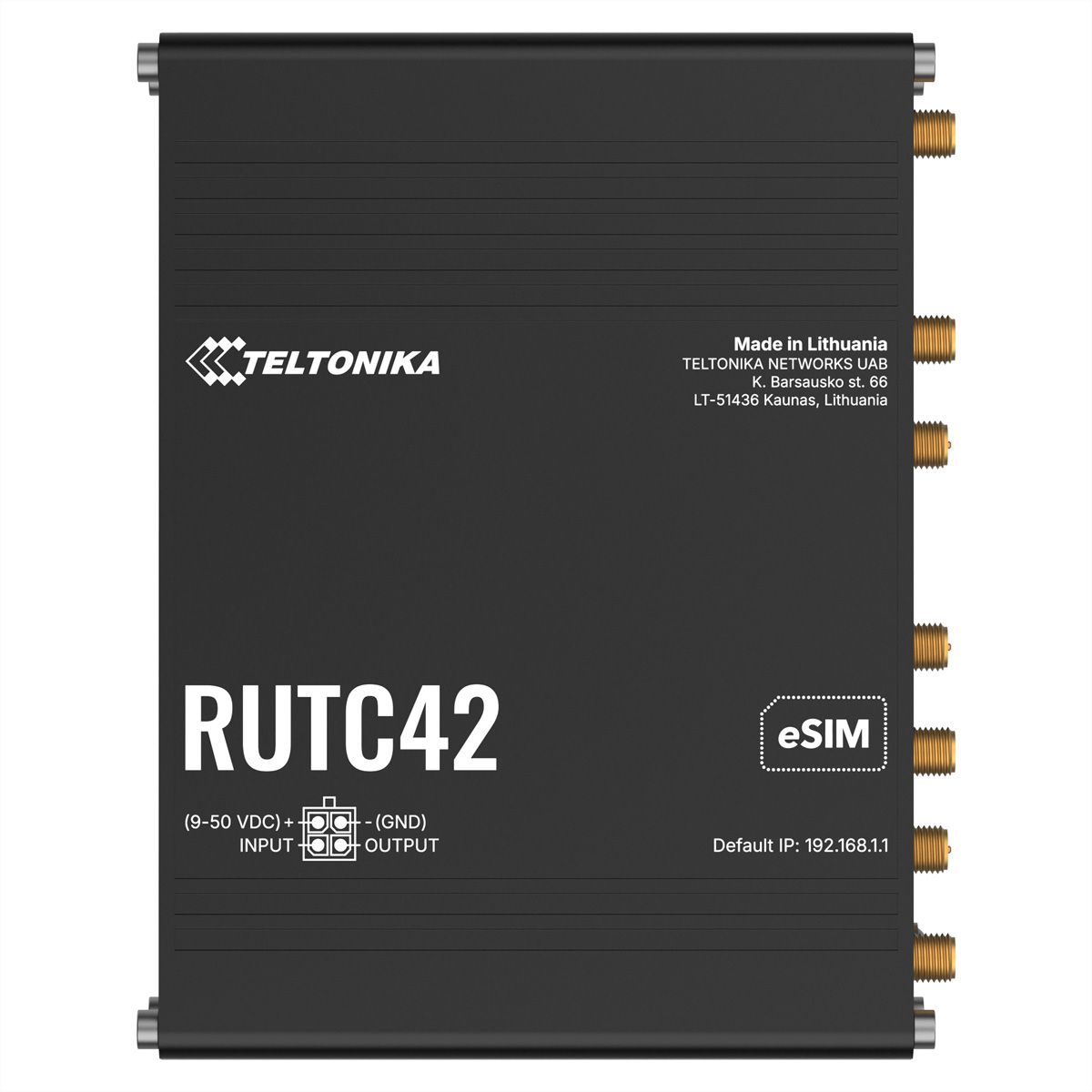 TELTONIKA RUTC42 Dual-eSIM LTE Router