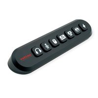 ROLINE Hub USB 3.2 Gen 1, 7 ports, prise type A, boutons interchangeables