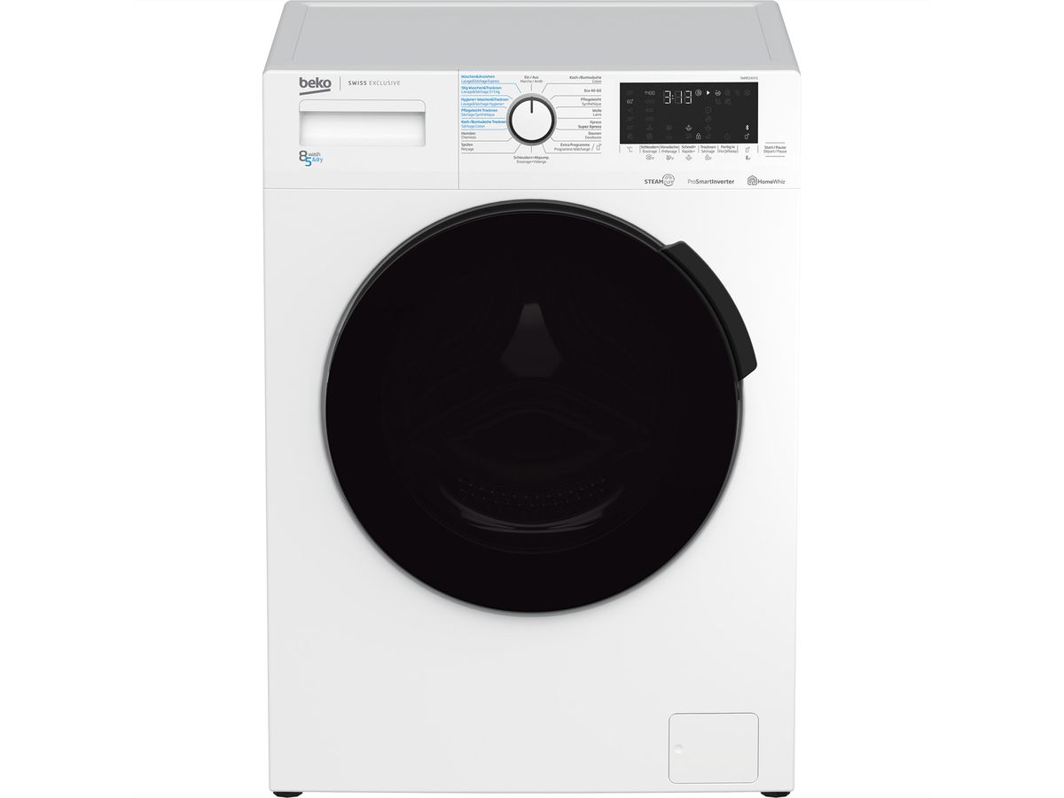 Beko Waschtrockner 5W8514CH1, W8kg/T5kg, SteamCure, 1'400U/min