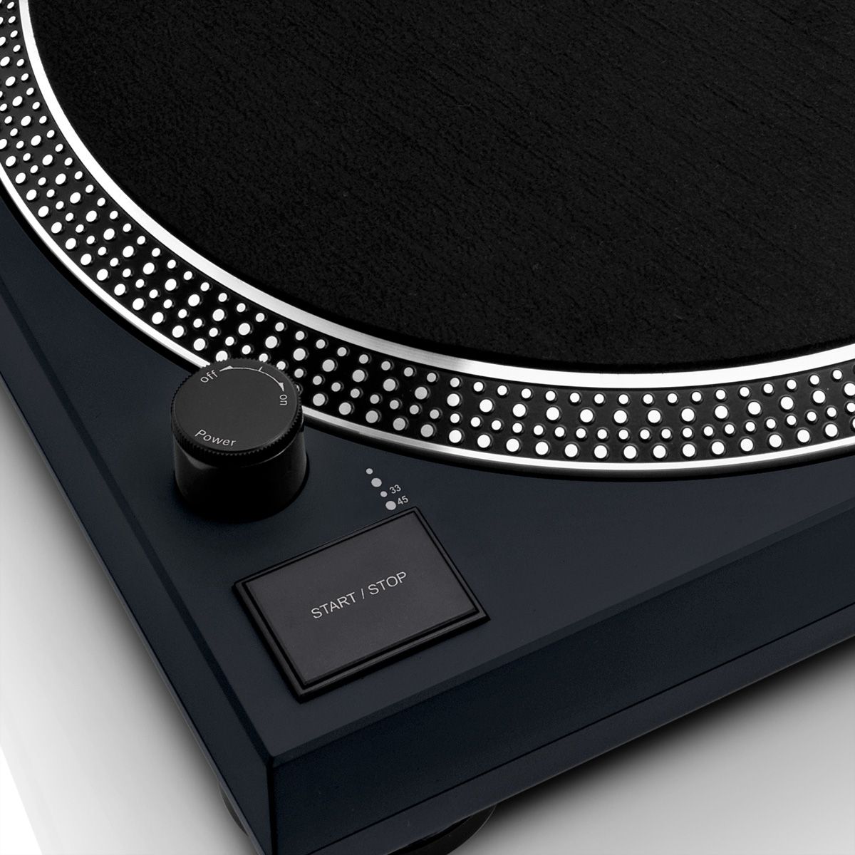 Lenco Platine vinyle L-3828BK, noir