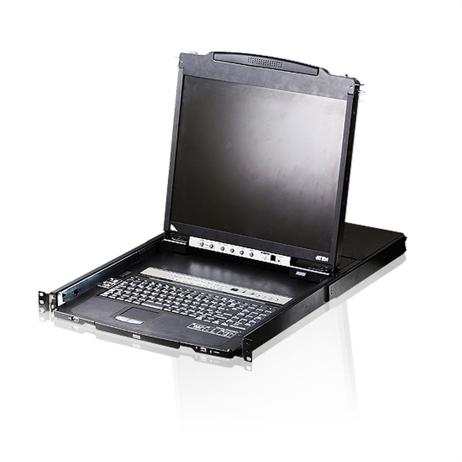 ATEN CL5816N 48cm-LCD Commutateur KVM USB-PS/2, VGA, 16 ports, CH-Layout
