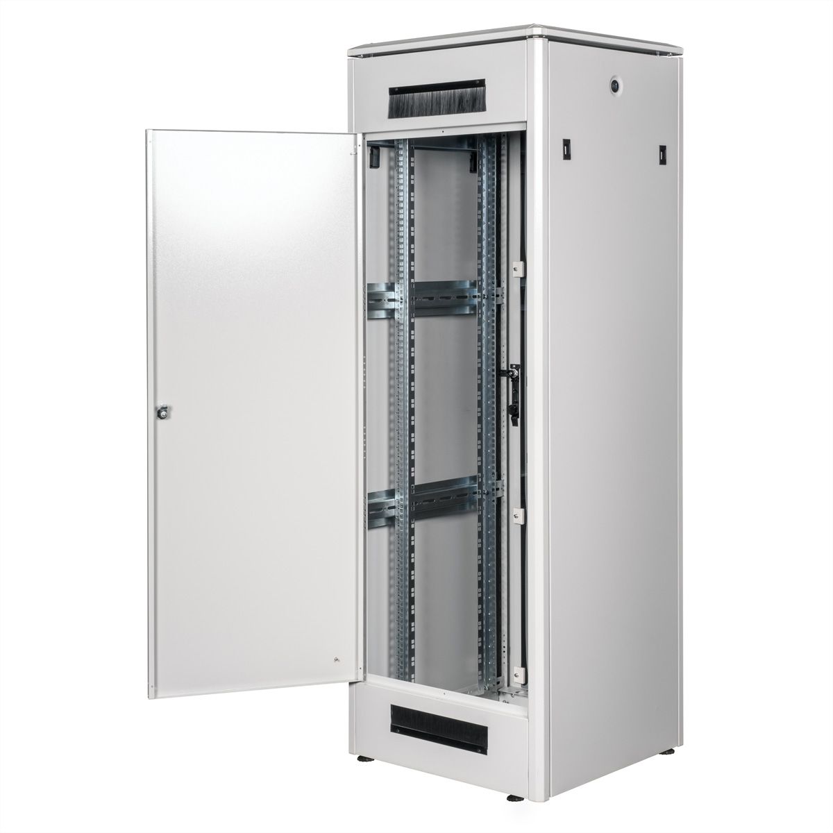 ROLINE 19-Zoll Netzwerkschrank Pro 36 HE, 600x600 BxT Glastür grau