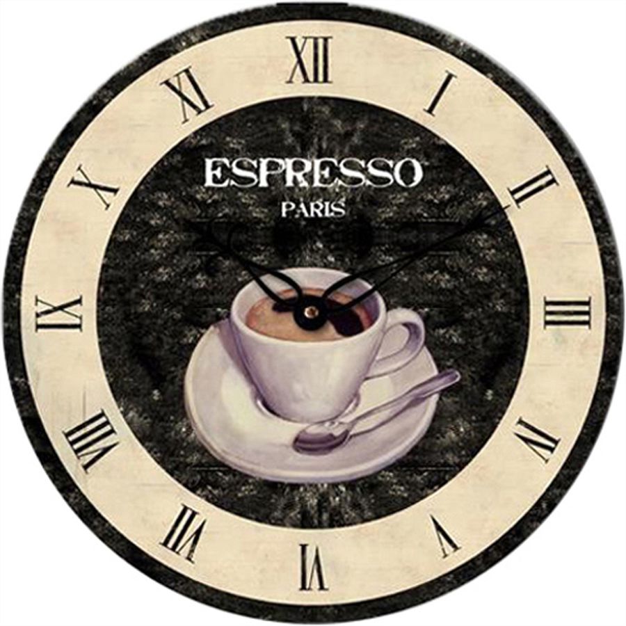TechnoLine Wanduhr WT1015 COFFEE