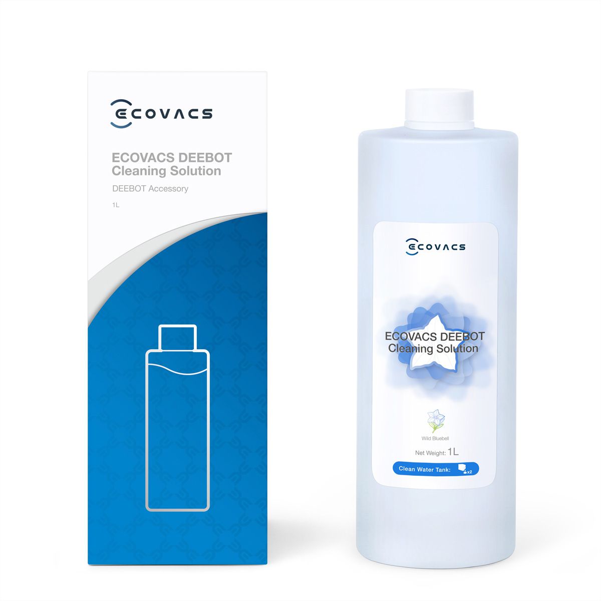 Ecovacs DEEBOT Reinigungslösung 1L, zu allen Serien von Deebot