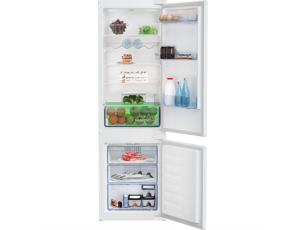 Beko Réfrigérateur-congélateur à encastrer BCHA275K4SCHN, E, 262l