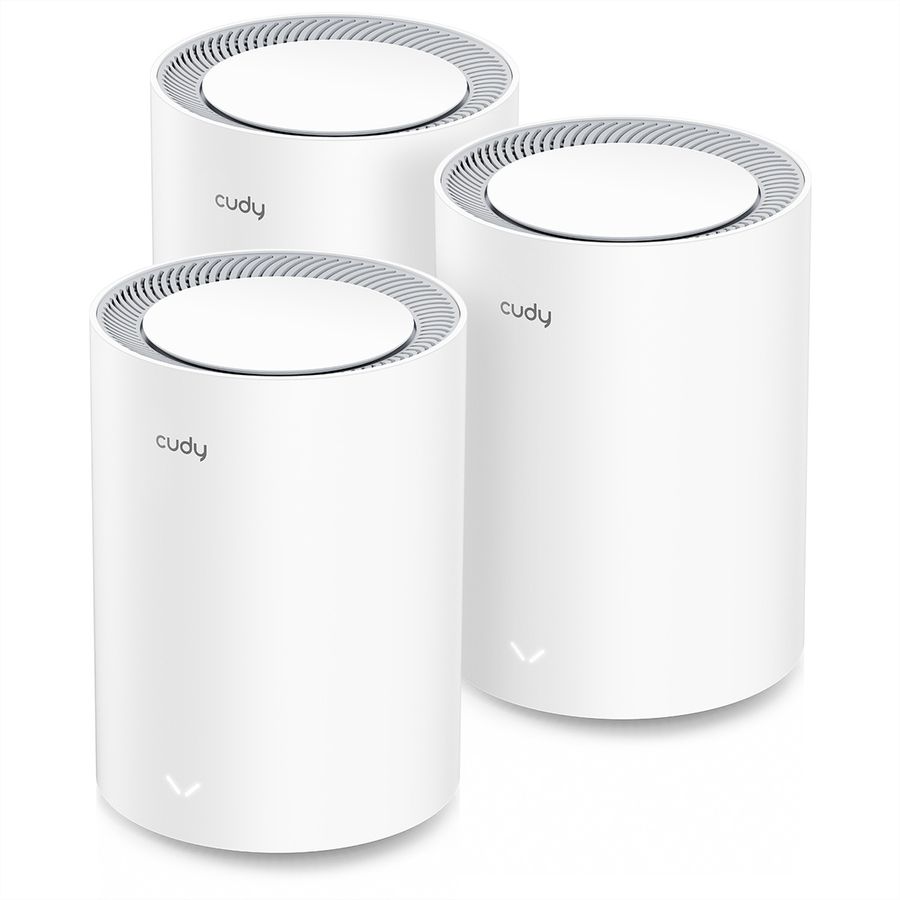 CUDY M3000 AX3000 WiFi 6 Mesh 2.5G, Pack de 3