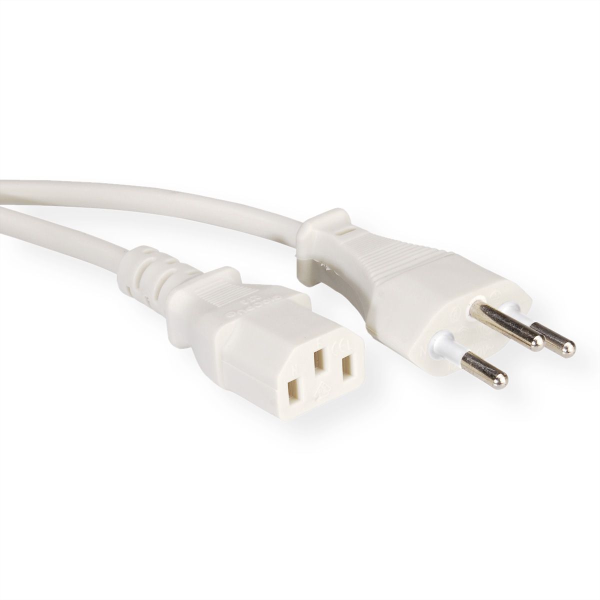 Câble d'alimentation VALUE (CH), blanc, 1,8 m