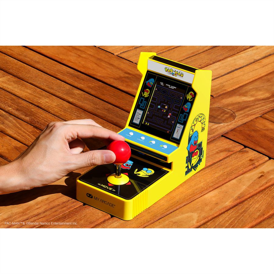 My Arcade PAC-MAN Joystick Player, Mini-Arcade, 3.5" Display, USB-C