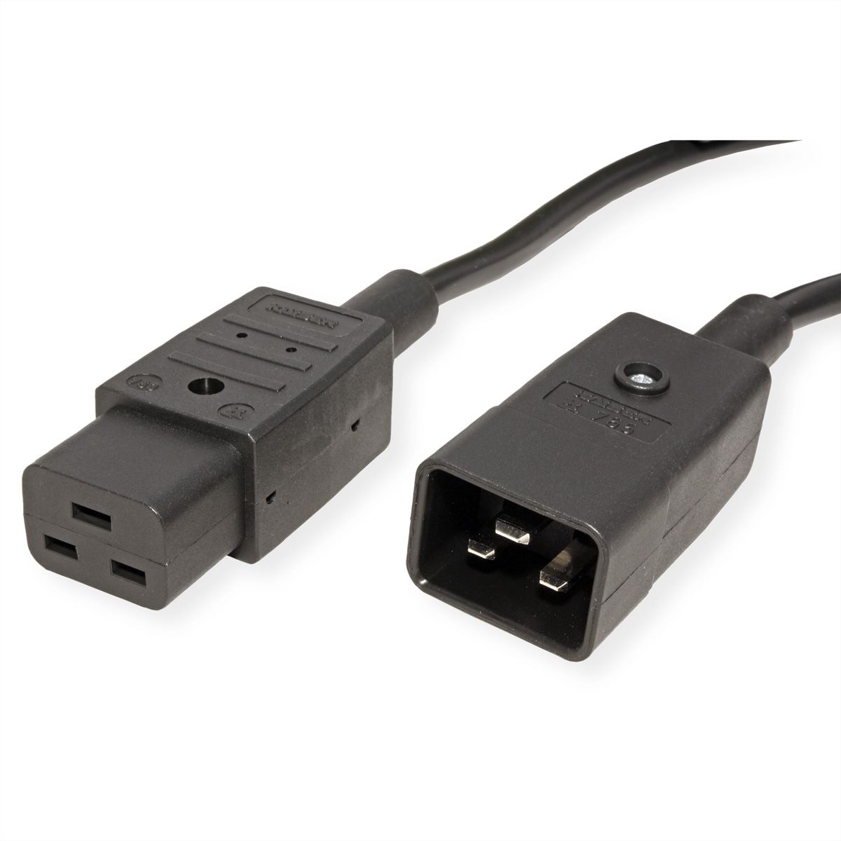 BACHMANN Câble IEC320/C19-C20 16A/250V, noir, 2 m