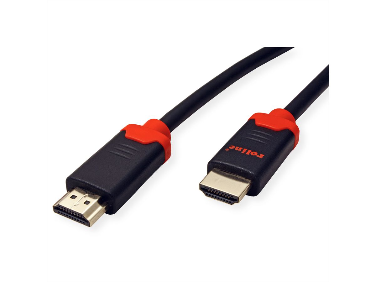 ROLINE 10K HDMI Ultra High Speed Kabel, ST/ST, schwarz, 5 m