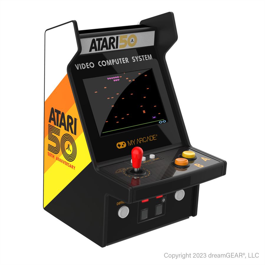 My Arcade ATARI Micro Player Pro, Mini-Arcade, 100 Spiele, 2.75" Display