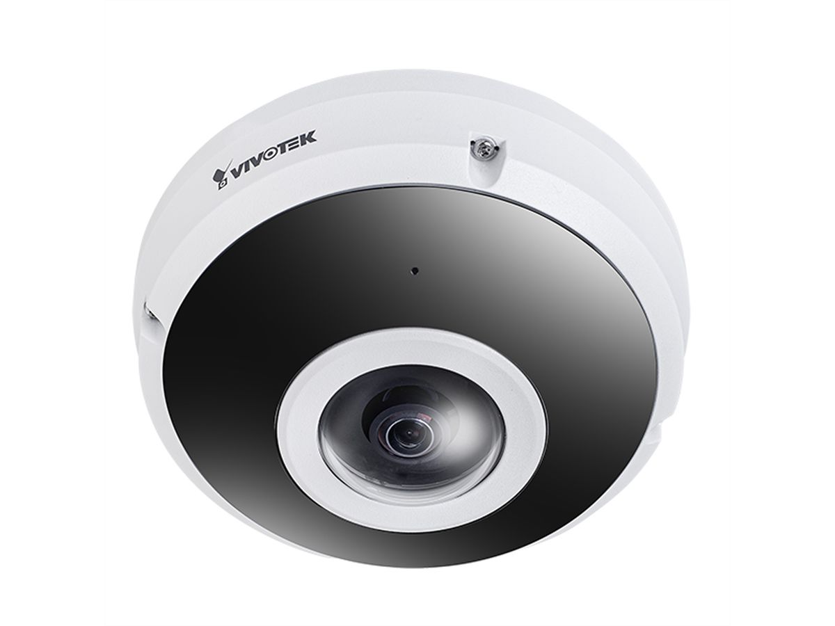 Vivotek FE9382-EHV-V2 Caméra Fisheye 6 MP, 180°/360°, IR-LED 20m