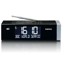 Lenco DAB+ Radiowecker CR-640BK, DAB+, Schwarz