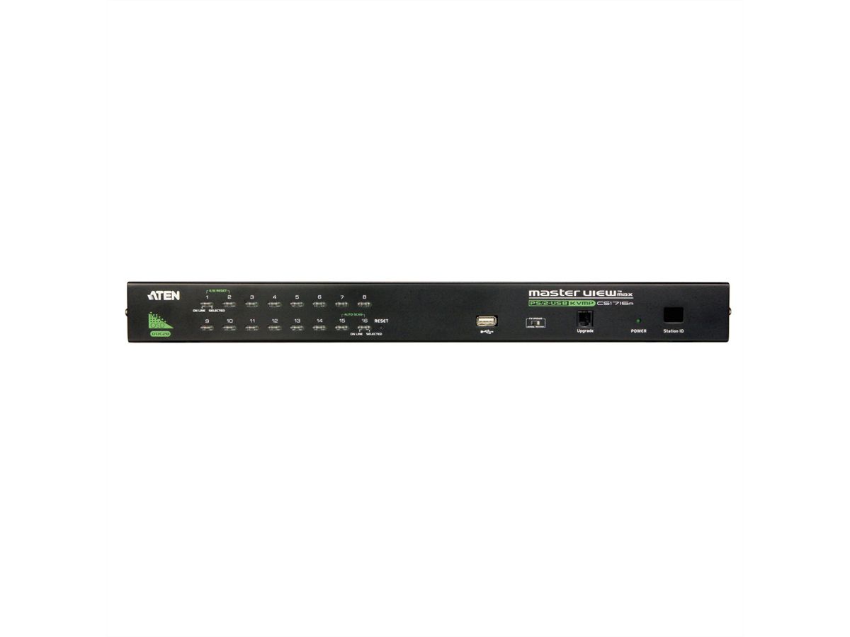 ATEN CS1716A KVM Switch VGA, PS/2-USB, USB-Peripherie Port, 16 Ports