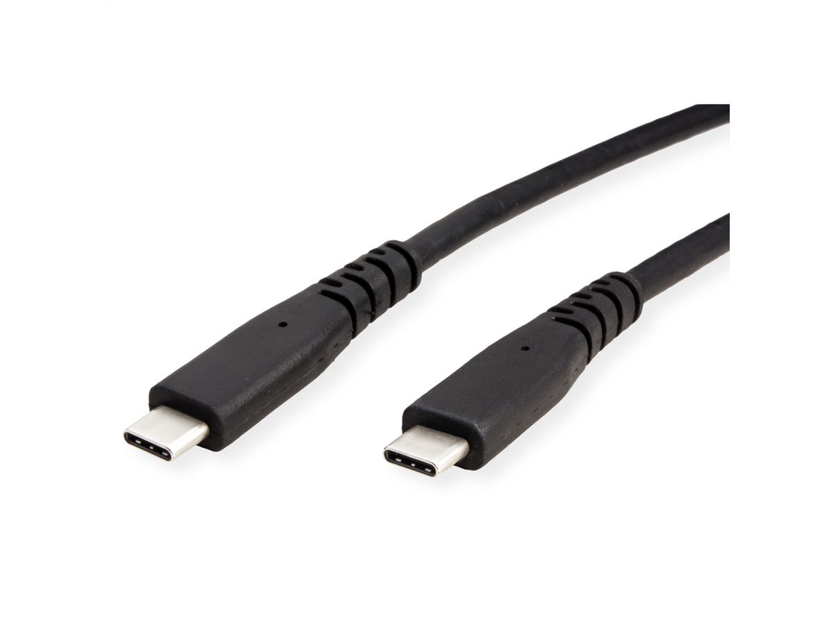 ROLINE Câble USB4 Gen2x2, C–C, M/M, 4K UHD-1, 20Gbit/s, 240W, noir, 3 m
