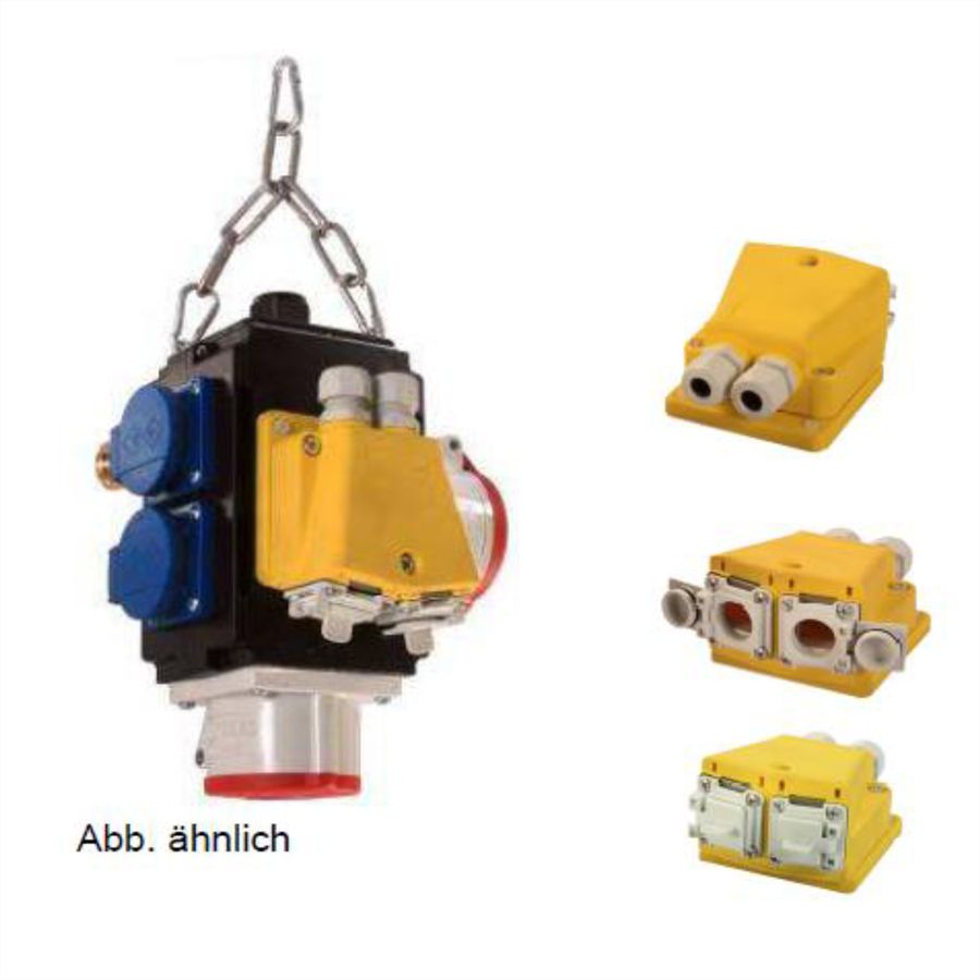 BACHMANN Cube d'alimentation 2x CEE7/3 2x CEE