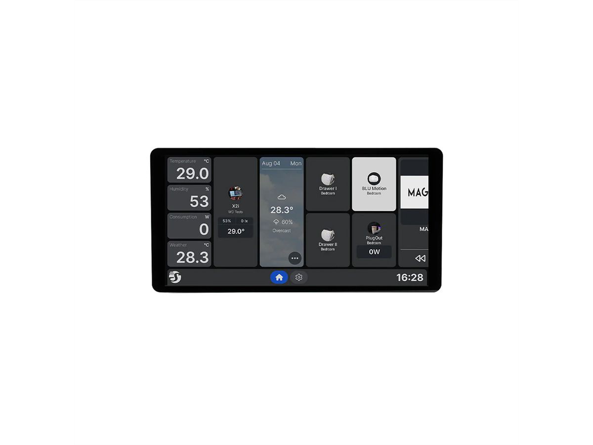 Shelly Présentoir mural X2 argenté