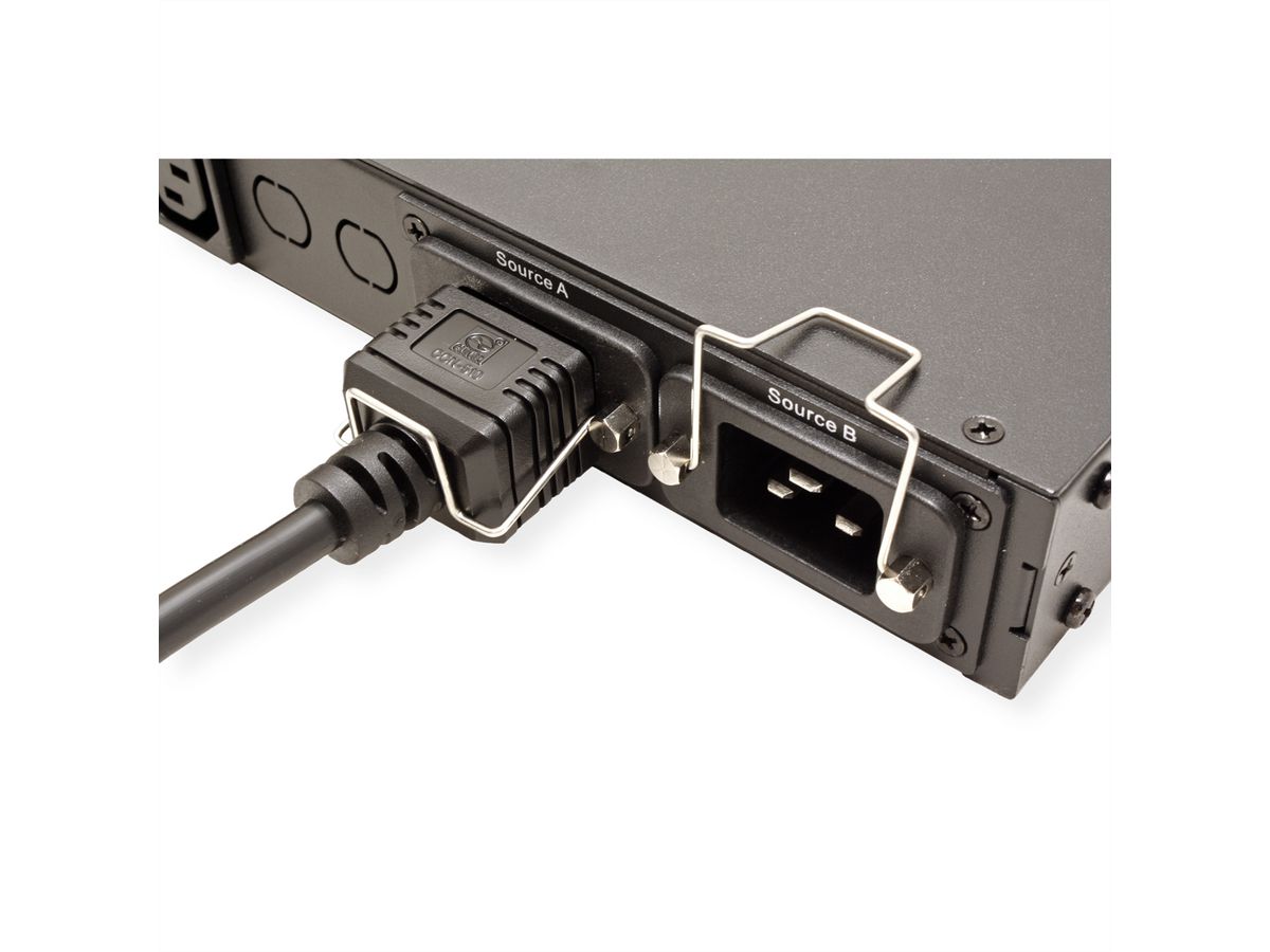 ROLINE 19-Zoll-Automatik-Transferschalter, 2x C20 / 6x C13 + 2x C19, 16A