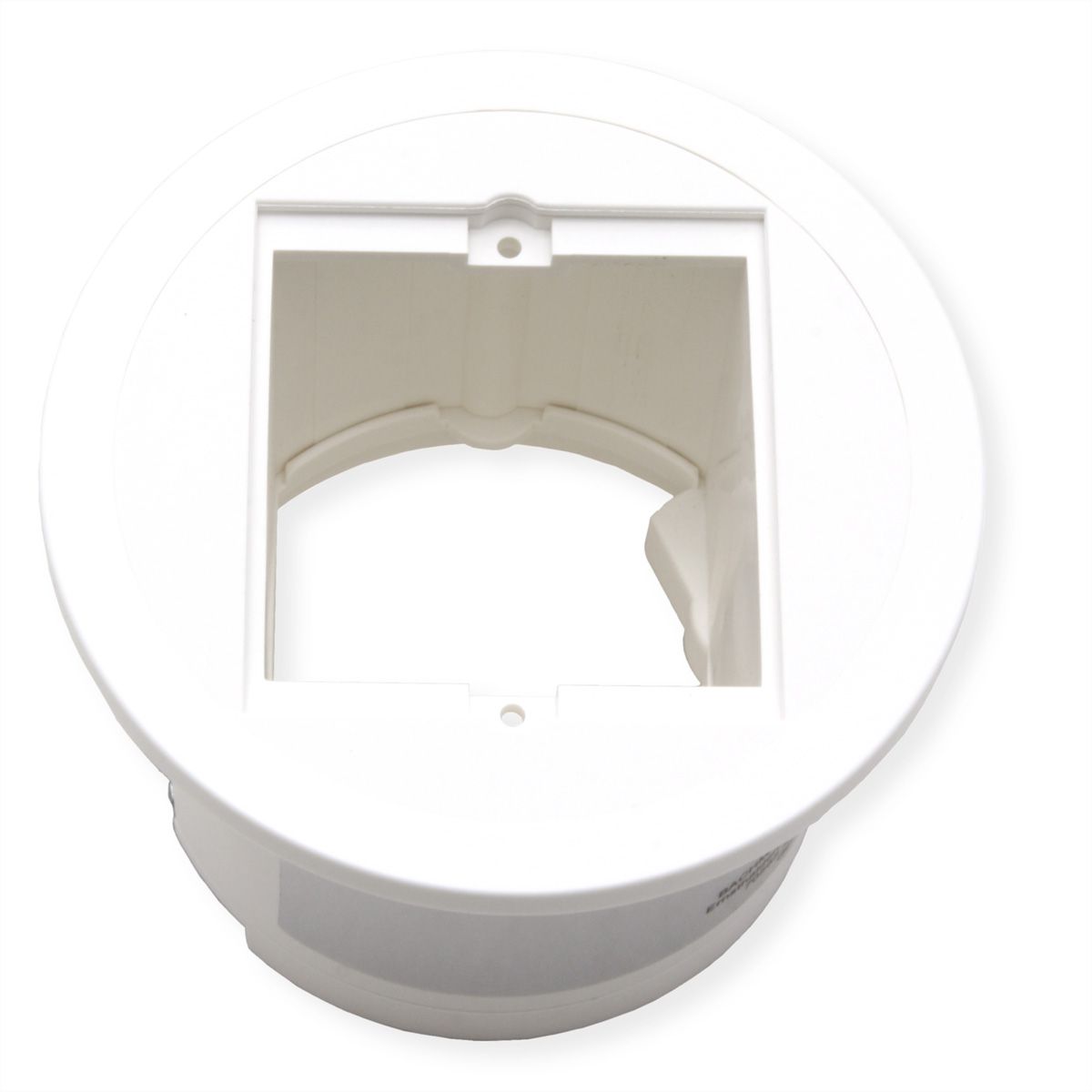 BACHMANN PIX 1xCM RAL9010 Anneau décoratif aspect inox