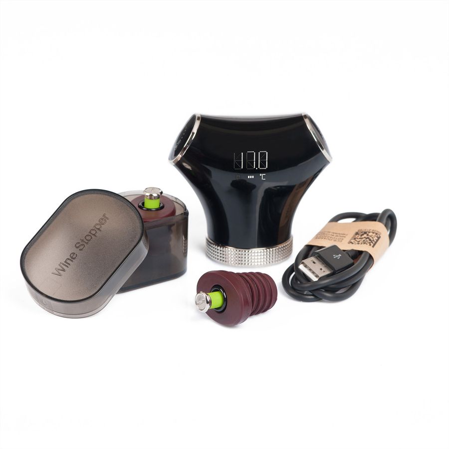 Climadiff Machine à vide pour le vin EVAC02, rechargeable