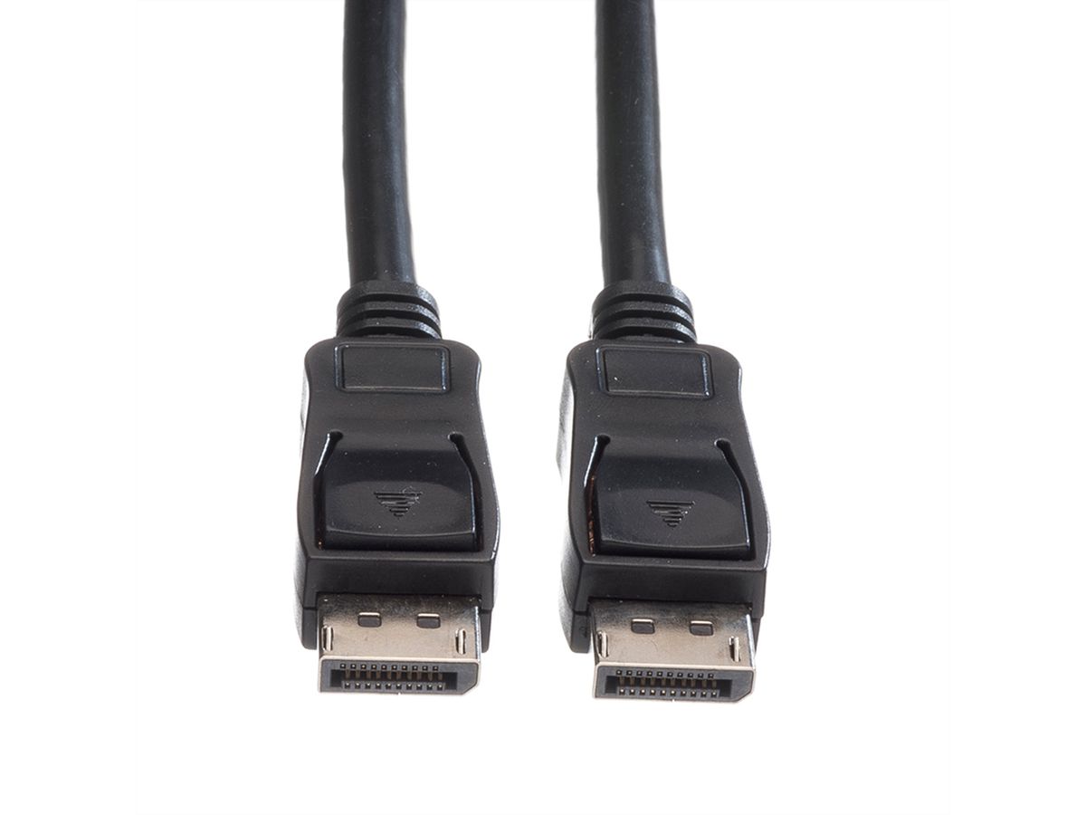 VALUE DisplayPort Kabel, DP ST - ST, schwarz, 7,5 m