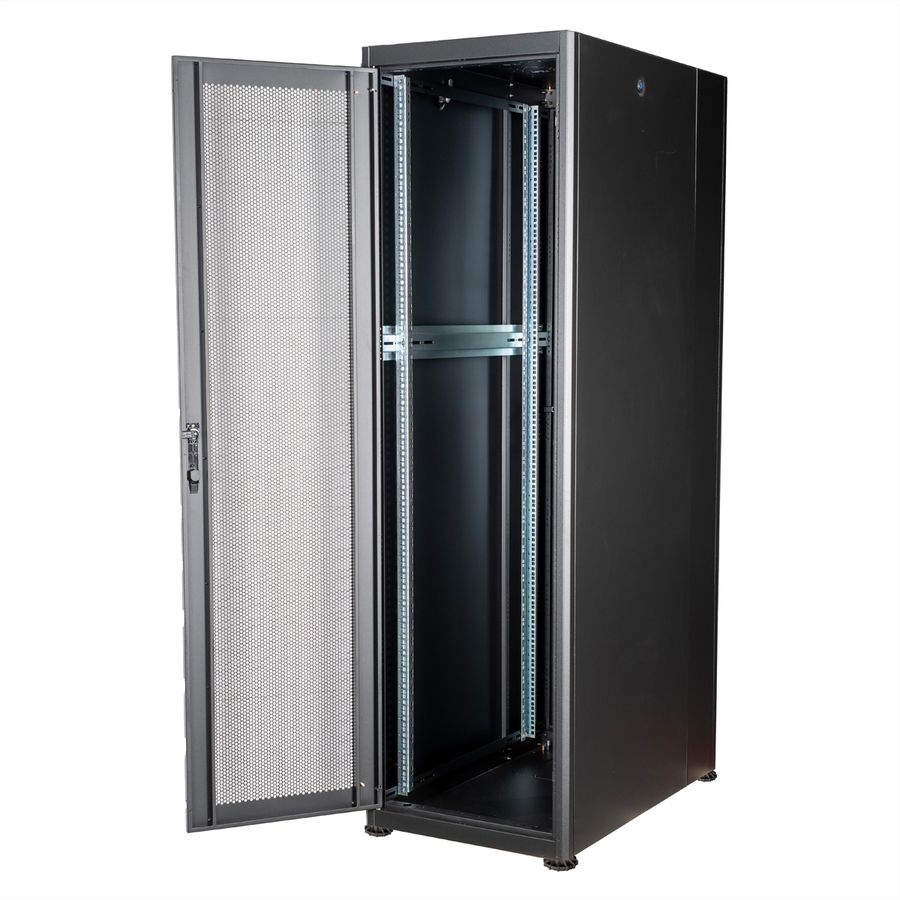 ROLINE 19" Baie serveur Basic 42U, 600x1000 LxP Porte perforée noir