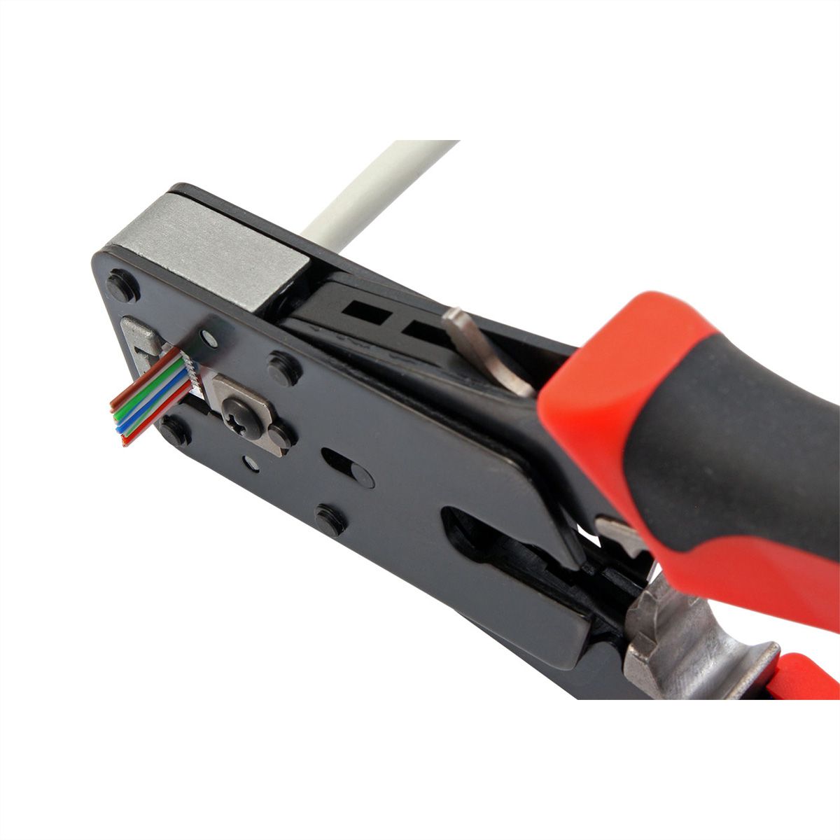 VALUE Pince à sertir pour connecteurs modulaires Easy Pass-Through