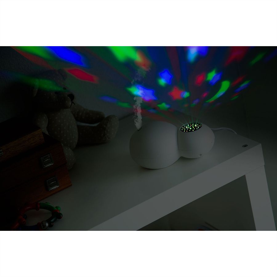 Alecto Baby Humidificateur et Projecteur BC-21, blanc
