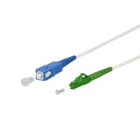METZ CONNECT OpDAT cordon de brassage, SC-S/LC-S APC OS2, 0,5 m