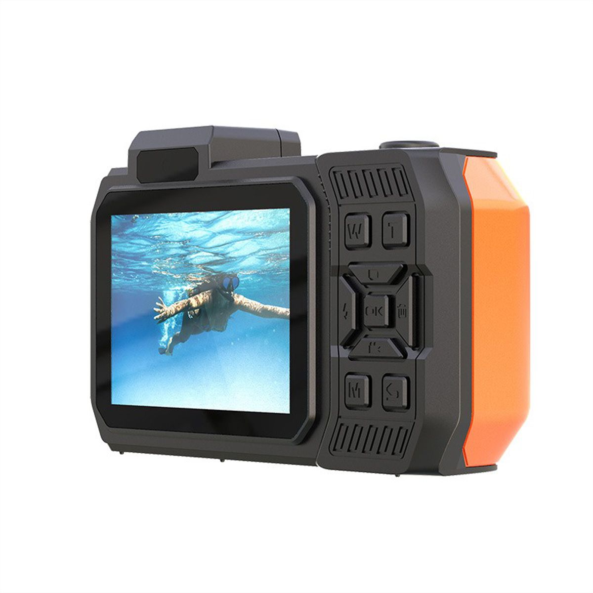Appareil photo numérique compact Agfa WP9500, Orange, Imperméable