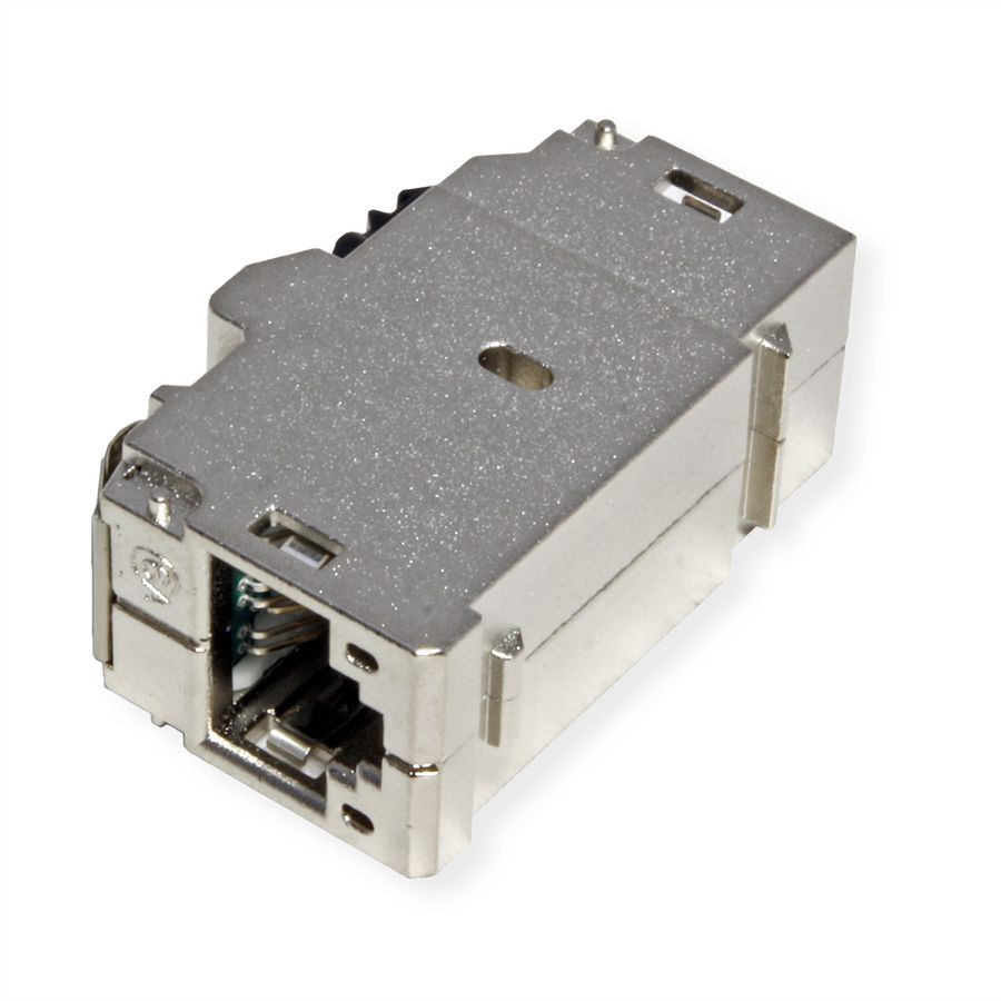 BACHMANN Keystone CAT6 STP Coupleur RJ45 blindé, argent