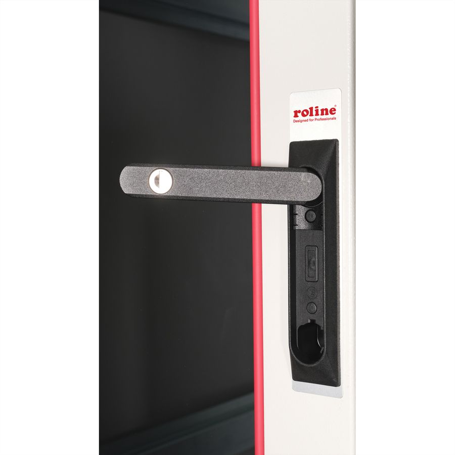 ROLINE 19-Zoll Netzwerkschrank Pro 47 HE, 600x1000 BxT Glastür grau