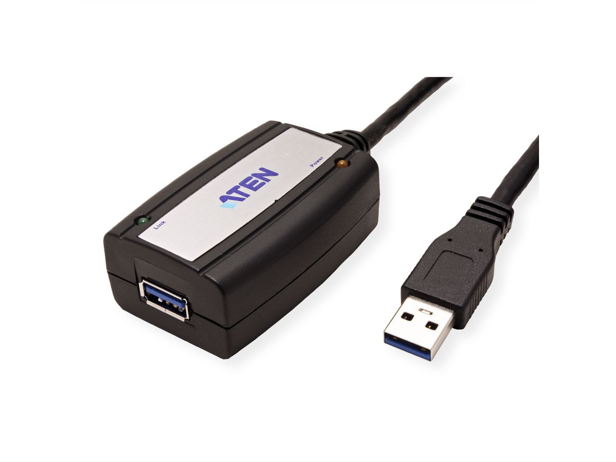 ATEN UE350 USB 3.0 Extender Cable, schwarz, 5 m