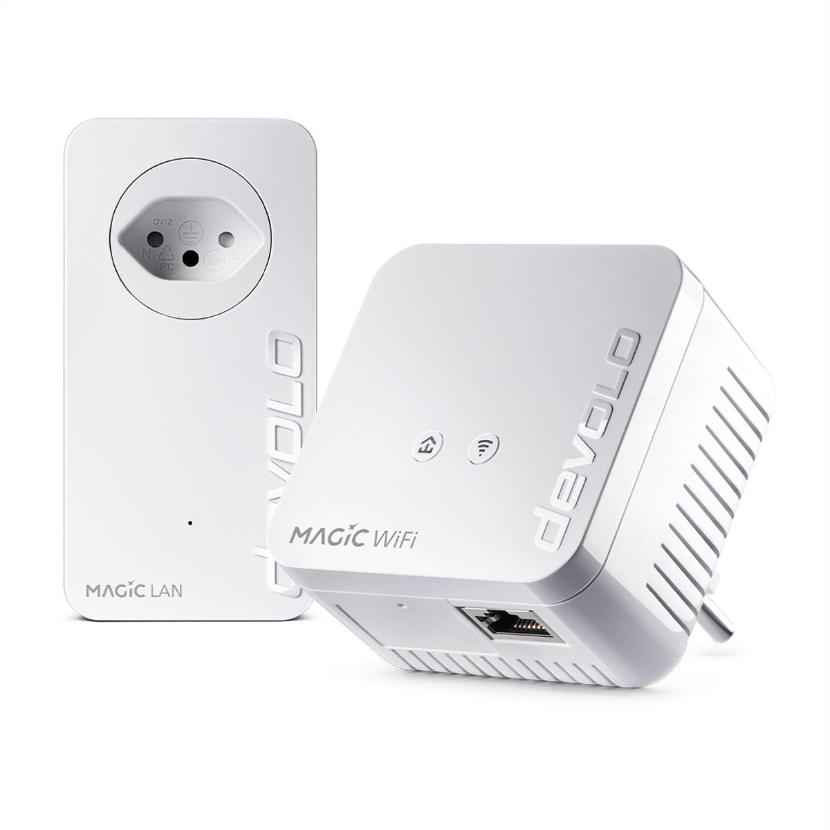 Devolo Powerline Magic 1 WiFi mini, 1200 Mbit/s,1x RJ45, 2er Set