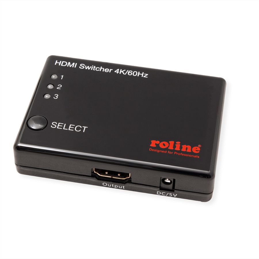 ROLINE 4K HDMI Switch, 3-fach