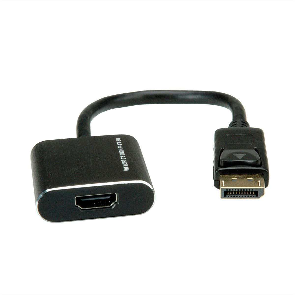 ROLINE Adaptateur DisplayPort - HDMI, 4K@60Hz, DP v1.4, DP M-HDMI F